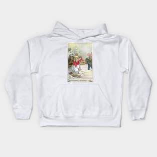 Weeding Paths by Anne Anderson Kids Hoodie